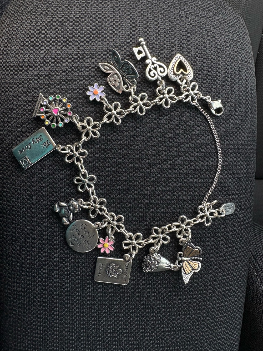 James Avery Silver Charm Bracelet
